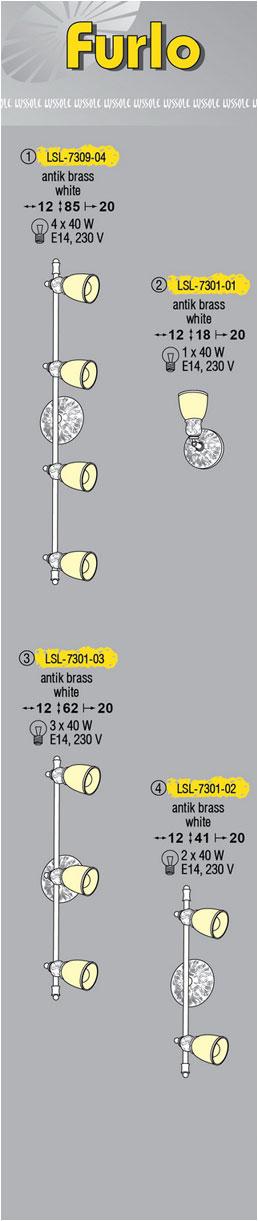Технические характеристики светильника Furlo LSL-7301-03