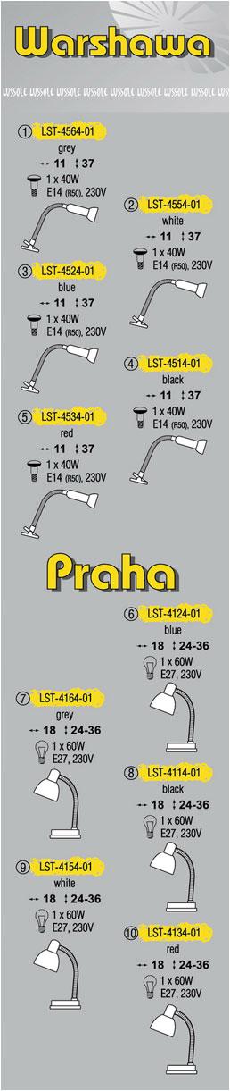 Технические характеристики светильника Praha LST-4134-01